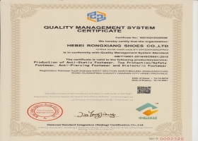 QUALITY MANAGEMENT SYSTEM CERTIFICATE